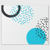 モダン,シンプルトレンディー，都市円グラフィック ラッピングペーパー (フラット)