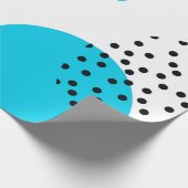 モダン,シンプルトレンディー，都市円グラフィック ラッピングペーパー (角)