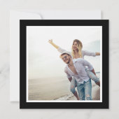 モダン&シンプルフォトカードの日付を保存する セーブザデート (裏面)