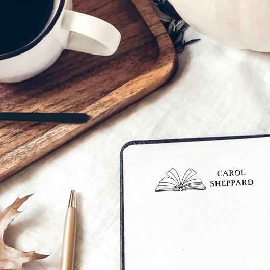 モダン&シンプル名前をカスタムする セルフインキングスタンプ