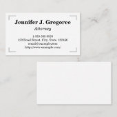 モダン&シンプル弁護士名刺 名刺 (正面/裏面)