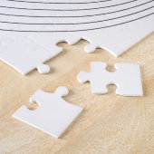 モダン,シンプル未来的な都市波イラストレーション ジグソーパズル (側面)