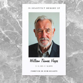 モダン&シンプル祈りの言葉写真 名刺