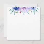 モダン、シンプル美しいサンキューカード (裏面)