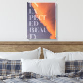 モダン,シンプル美しい，予期せぬ都市デザイン キャンバスプリント (インサイチュ (寝室))