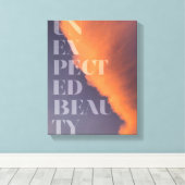 モダン,シンプル美しい，予期せぬ都市デザイン キャンバスプリント (インサイチュ (ウッドフロア))