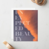 モダン,シンプル美しい，予期せぬ都市デザイン ノートカード (正面/裏面インサイチュ)