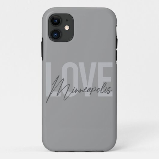 モダン,シンプル都市,愛ミネアポカッコいいリス Case-Mate iPhoneケース (裏面)