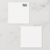 モダン シンプル おしゃれ ミニマル プレーン ノートカード (正面/裏面)