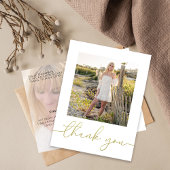 モダン シンプル おしゃれ ミニマル 謝辞 ポストカード