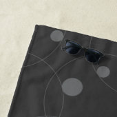 モダン,シンプル, よくはしゃぐ，円のおもしろいパターン ビーチタオル (インサイチュ)