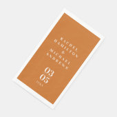 モダン シンプル オレンジ ウェディング (コーナー)