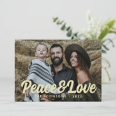 モダン シンプル カジュアル スクリプト 挨拶 家族 写真 シーズンカード (スタンド正面)