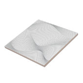 モダン,シンプル,カッコいい抽象芸術動き波パターン タイル (側面)