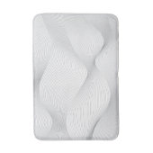 モダン,シンプル,カッコいい抽象芸術動き波パターン バスマット (正面縦)