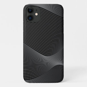 モダン,シンプル,カッコいい抽象芸術動き波パターン iPhone 11 ケース