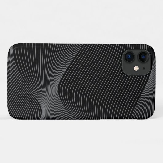 モダン,シンプル,カッコいい抽象芸術動き波パターン Case-Mate iPhoneケース (裏面(横))