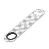 モダン,シンプル,カッコいい都市のジグザグ線パターン スピード栓抜き (裏面アングル)