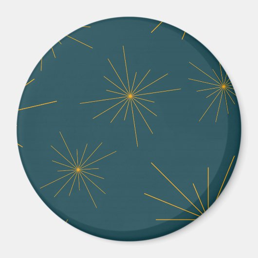 モダン,シンプル, カッコいい,トレンディー光の抽象化 マグネット (正面)