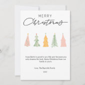 モダン シンプル クリスマス ツリー フラット (正面)