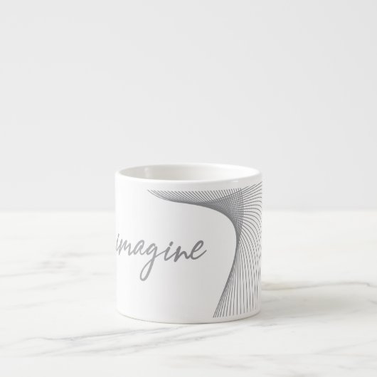 モダン,シンプル，グラフエレガントィックの想像デザイン エスプレッソカップ (正面)