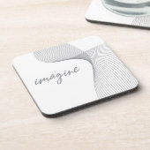 モダン,シンプル，グラフエレガントィックの想像デザイン コースター (左側)