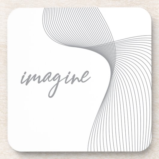 モダン,シンプル，グラフエレガントィックの想像デザイン コースター (正面)