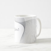 モダン,シンプル，グラフエレガントィックの想像デザイン コーヒーマグカップ (正面右)