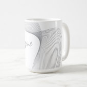 モダン,シンプル，グラフエレガントィックの想像デザイン コーヒーマグカップ (正面右)