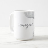 モダン,シンプル，グラフエレガントィックの想像デザイン コーヒーマグカップ (正面左)