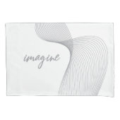 モダン,シンプル，グラフエレガントィックの想像デザイン 枕カバー (正面)