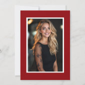 モダン シンプル タイポグラフィー フォト バチェロレッテ パーティー 招待状 (裏面)