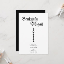 モダン シンプル ダイス ソード ドラゴン ゲーマー 招待状