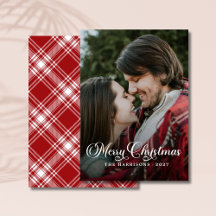 モダン シンプル フォト メリークリスマス タルタン