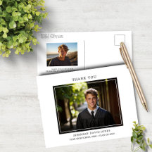 モダン シンプル フォト 卒業 ありがとう