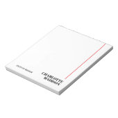 モダン シンプル ブラック ホワイト おしゃれ ミニマル プレーン ノートパッド (回転)