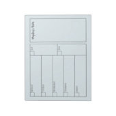 モダン シンプル ミニマリスト ウィークリー プランナー カレンダー ノートパッド (回転)