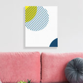 モダン,シンプル,ミニマルトレンディー都市抽象芸術 キャンバスプリント (インサイチュ (リビング))