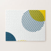 モダン,シンプル,ミニマルトレンディー都市抽象芸術 ジグソーパズル (横)