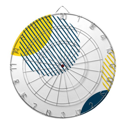 モダン,シンプル,ミニマルトレンディー都市抽象芸術 ダーツボード (正面)