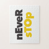 モダン,シンプル,入力はっきりしたデザインなしストップ ジグソーパズル (縦)