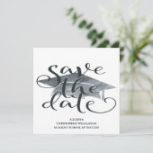 モダン シンプル 卒業おめでとう Save The Date (スタンド正面)