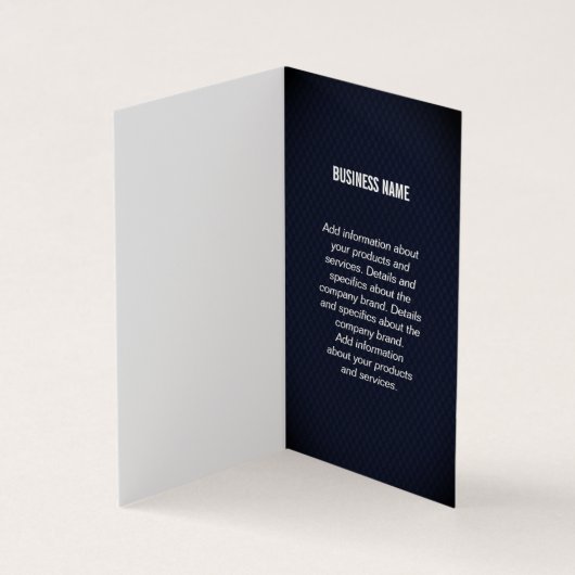 モダン | シンプル 名刺 (内部)