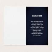 モダン | シンプル 名刺 (内部フラット)