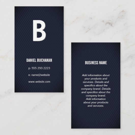 モダン | シンプル 名刺 (正面/裏面)