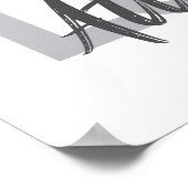 モダン,シンプル,都市カッコいいデザインラブアトランタ ポスター (角)