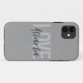 モダン,シンプル,都市カッコいいデザインラブアトランタ Case-Mate iPhoneケース (裏面(横))