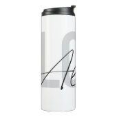 モダン,シンプル，都市タイポグラフィ"常に愛" タンブラー (回転左)