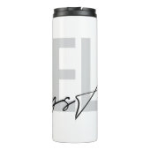 モダン,シンプル，都市タイポグラフィ"常に愛" タンブラー (裏面)