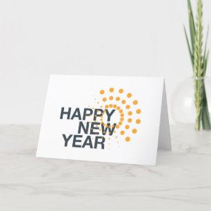 モダン,シンプル, "Happy New Year"の都市デザイン シーズンカード